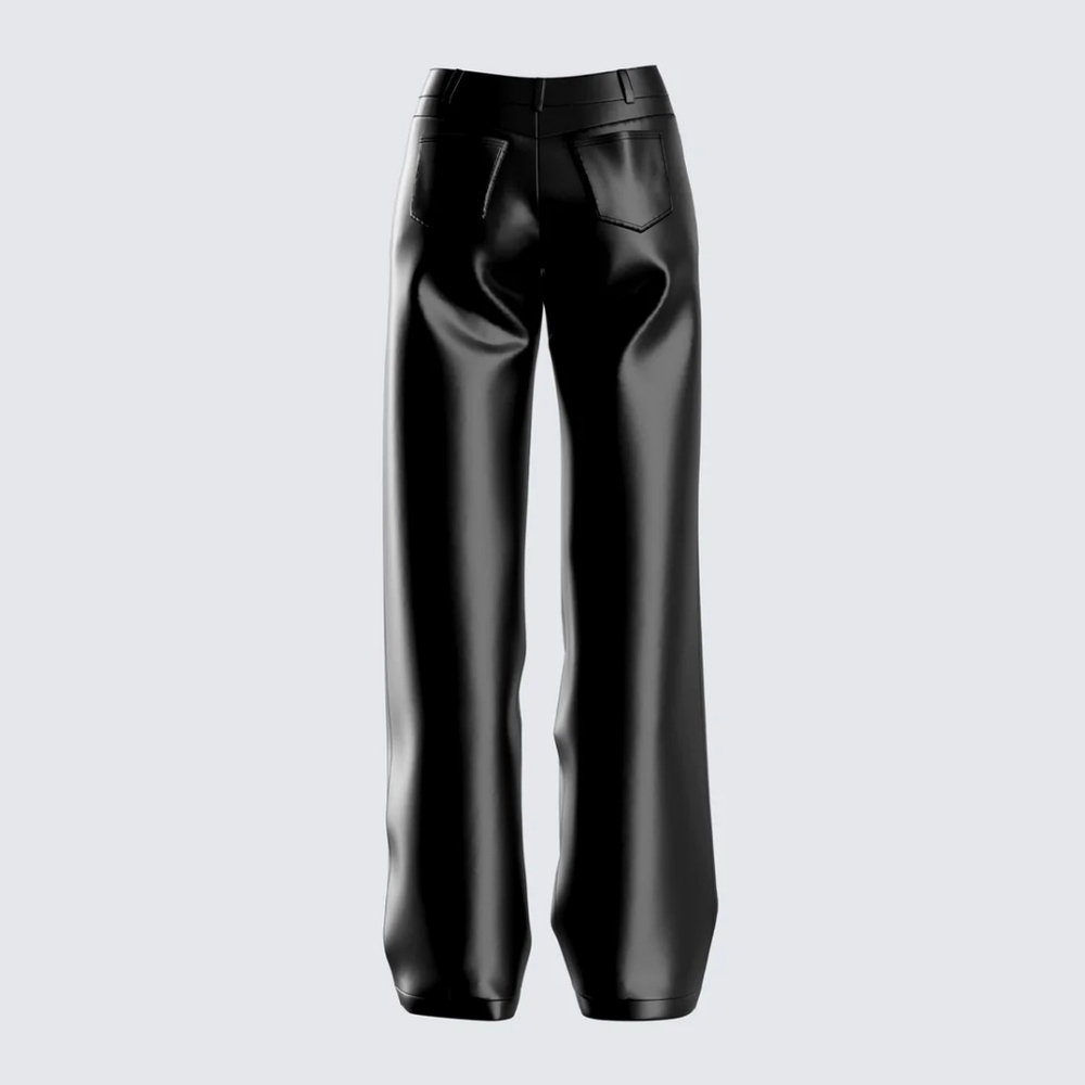 Finesse Faux Leather Pants - Picture 10 of 14